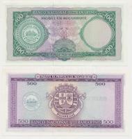 Mozambik 1961. 100Esc + 1967. 500Esc + 1970. 50Esc + 1972. 1000Esc T:I,I- (hajtatlan)
Mozambique 196...