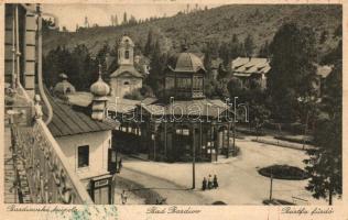 Bártfafürdő, B. Danay üzlete, Fő forrás / shop, spring (EK)