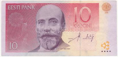 Észtország 2006. 10Kr T:III Estonia 2006. 10 Krooni C:F Krause 85