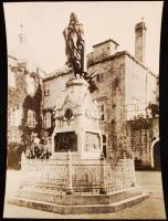 cca 1910-1920 Szicília, Ragusa, angolul feliratozott 4 db városkép Kerny István hagyatékából, az egy...