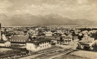 Tátra, Poprádi-tó / lake - 4 db régi képeslap / 4 old postcards