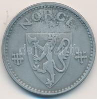 Norvégia/Német megszállás 1941. 50Ö T:2-
Norway/German occupation 1941. 50 Öre C:VF
Krause KM#390