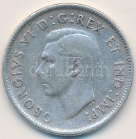 Kanada 1943. 25c Ag "VI. György" T:3
Canada 1943. 25 Cents Ag "George VI" C:F
Kr...