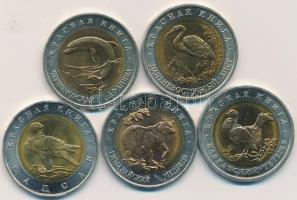 Oroszország 1993-1994. 50R "Vadvilág" (5xklf) T:2
Russia 1993-1994. 50 Rubles "Wildli...