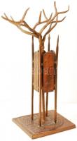 Fekete Tamás (1931): Körúti fa. Bronz, jelzett, számozott 10/8, m:30 cm