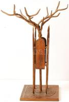 Fekete Tamás (1931): Körúti fa. Bronz, jelzett, számozott 10/8, m:30 cm