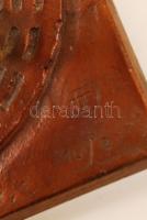 Fekete Tamás (1931): Körúti fa. Bronz, jelzett, számozott 10/8, m:30 cm