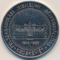 1985. "Magyar Bélyeggyűjtők Országos Szövetsége / Felszabadulási Jubileumi Bélyegkiállítás - Kecskemét" sérült ÁPV tokban T:1