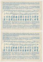 Kanada 1955. 12c "Nemzetközi válaszdíjszelvény" bélyegzéssel (2x) T:I-
Canada 1955. 12 Cen...