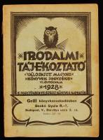 Irodalmi tájékoztató. Válogatott magyar könyvek jegyzéke. VI. évfolyam: 1928. Bp., 1928, Révai Irodalmi Intézet Nyomdája. Kissé szakadt papírkötésben.