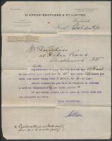 1914 Német és angol fémmunkás szakszervezeti iratok / Metal workers union documents