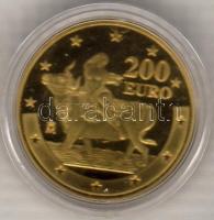 Spanyolország  2003. 200EUR arany  13.5g   T: PP  Példányszám 20000 ! Névértéken!