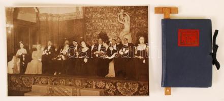 1941 Mérnők bál táncrendtartója + fotó / Dance card holder