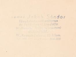 1941 Mérnők bál táncrendtartója + fotó / Dance card holder