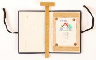 1941 Mérnők bál táncrendtartója + fotó / Dance card holder