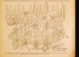 1933 A Magyar Cserkész Gödöllői Jamboreen kiadott 15 száma sok képpel, térképpel, néhány lap hiánnya...