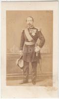cca 1860 III. Napóleon francia császár. Fénnyomat. / Emperor Napoleon III. Light engraving 9x11 cm