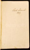 1819 Széél Sámuel: Cicero - De Oratore (A szónokról) c. művének magyar kéziratos fordítása, könyvbe kötve. / HUngarian hand written translation of the book: Cicero - De Oratoris