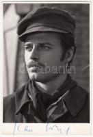 Jean Sorel színész aláírt fotója, Inkey Tibor pecséttel jelzett felvétele / Autograph signed photo 8x13 cm