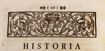 Kazy Ferenc (Franciscus): Historia Regni Hungariae II. kötet Tyrnaviae 1741. Typis Academicis S. J. ...