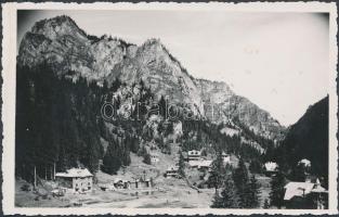 2 db RÉGI erdélyi városképes lap; Homoródfürdő, Gyilkos-tó / 2 old Transylvanian town-view postcards...