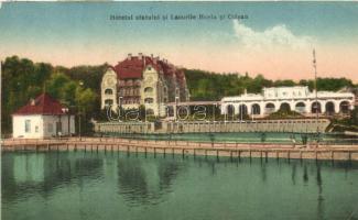 Vízaknafürdő, Városi szálloda, Crisan és Horia tavak / hotel, lakes (EK)