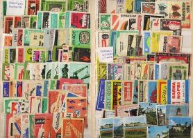 400 db-os gyufacímke-gyűjtemény