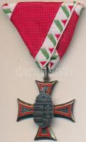 ~1996. "A Legénységi Szolgálati Jel II. fokozata" ezüstözött tombak kitüntetés mellszalagon T:1- Hungary ~1996. "Distinction for Service for the Soldiers 2nd Grade" silver plated tombac decoration with ribbon C:AU NMK 801.