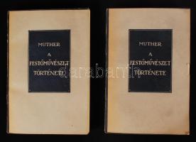 Muther Richard: A festőművészet története. 1-2. köt. Függelék: Lyka Károly: Magyar képírás. Bp., cca 1930, Révai. Kicsit vetemedett papírkötésben, egyébként jó állapotban.