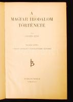 Pintér Jenő: A magyar irodalom története. 1-2. köt. Bp., 1942, Bibliotheca. Kicsit laza félbőr kötés...