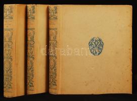 Shakespeare összes színművei. 1-3. köt. Szerk.: Voinovich Géza. Bp., [1924], Franklin Társulat. Félvászon kötésben, jó állapotban.