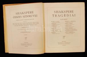 Shakespeare összes színművei. 1-3. köt. Szerk.: Voinovich Géza. Bp., [1924], Franklin Társulat. Félv...