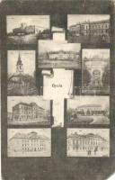 3 db RÉGI magyar városképes lap és motivumlap; Gyula, katonai / 3 old Hungarian town-view postcards and motive cards; Gyula, military
