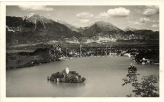 2 db RÉGI jugoszláv városképes lap; Letovisce Bled, Krk / 2 old Yugoslavian town-view postcards; Let...