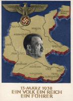 Nemzetiszocialista díjjegyes propagandalap