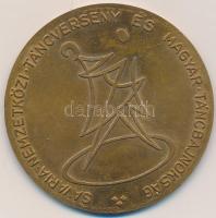 Iván István (1905-1968) 1972. "Savaria" Br emlékérem a Savaria Táncversenyre, szignó nélkül (60mm) T:2