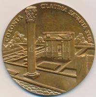 Iván István (1905-1968) 1972. "Savaria" Br emlékérem a Savaria Táncversenyre, szignó nélkü...