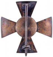 1946. "A Magyar Köztársasági Érdemrend tisztikeresztje" jelzett, zománcozott, aranyozott e...