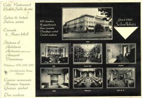 Kassa, Schalkház nagyszálló, belső, reklám / hotel, interior, advertisement (fa)