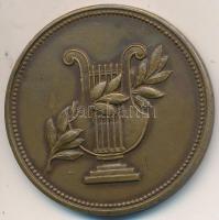 1938. "T.D. és Ö. 1937-38" dalverseny érem (38mm) T:2,2-
