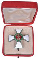 1935. "A Magyar Érdemrend tisztikeresztje" jelzetlen zománcozott, aranyozott kitüntetés fü...