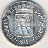 San Marino 1973. 500L Ag T:2 San Marino 1973. 500 Lire Ag C:XF Krause KM# 29