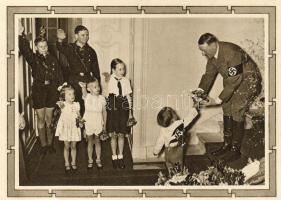 Nemzetiszocialista díjjegyes propagandalap