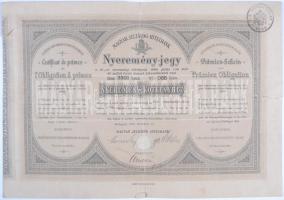 Budapest 1916. "Magyar Jelzálog-Hitelbank" nyereményjegye + 1906. "Pesti Hazai Első T...