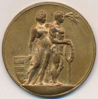 Sződy Szilárd (1878-1939) 1924. "Ciszterci Szent Imre Főgimnázium Budapest" aranyozott fém...