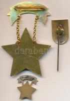 ~1960. "A Magyar Vöröskereszt Kiváló Dolgozója" kitüntetés, miniatűrrel, kitűzővel, eredet...