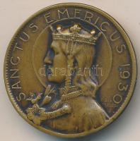 Zsákodi Csiszér János (1883-1953) 1930. "Sanctus Emericus" Br jelvény "Ludvig" gyártói jelzéssel (30mm) T:2