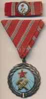 1959. "Munka Érdemérem" kitüntetés mellszalagon, miniatűrrel szalagsávon, igazolvánnyal T:2