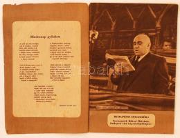 Budapesti dolgozó, szavazz a Népfrontra! Kiadja a Magyar Függetlenségi Népfront Budapesti Bizottsága...