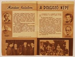 Budapesti dolgozó, szavazz a Népfrontra! Kiadja a Magyar Függetlenségi Népfront Budapesti Bizottsága...